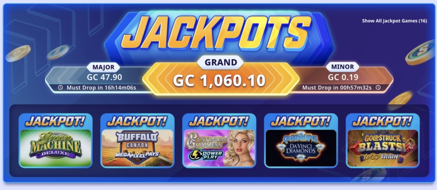 Jackpot module of high5casino