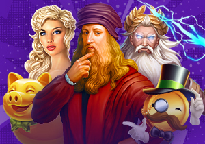 A collection of characters from High 5 Casino